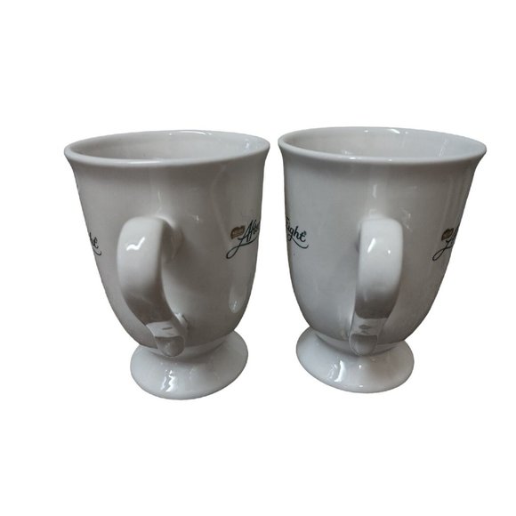 2 Nestle After Eight Coffee Teacup Mug Pedestal Bottom - Picture 2 of 6